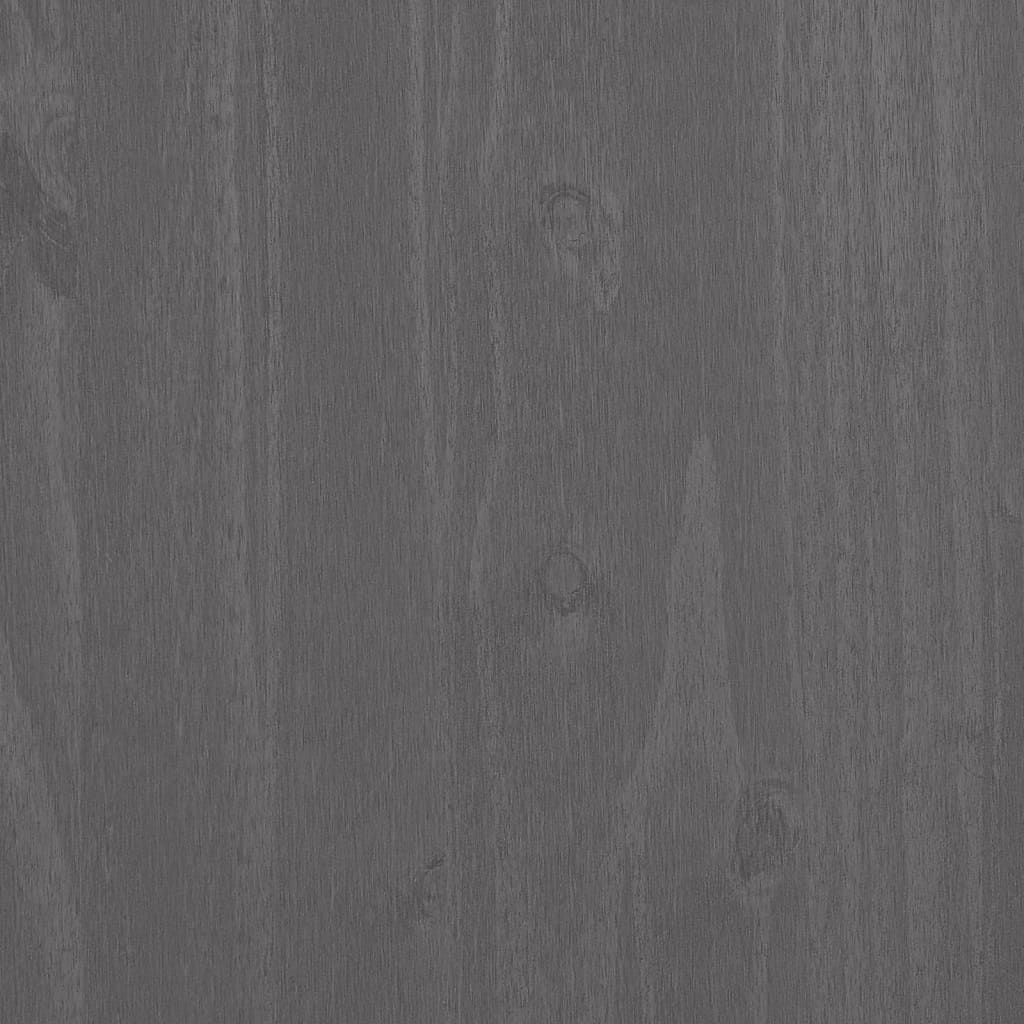 vidaXL Buffet HAMAR Gris clair 79x40x103,5 cm Bois de pin massif
