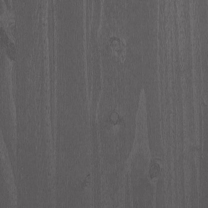 vidaXL Buffet HAMAR Gris clair 79x40x103,5 cm Bois de pin massif