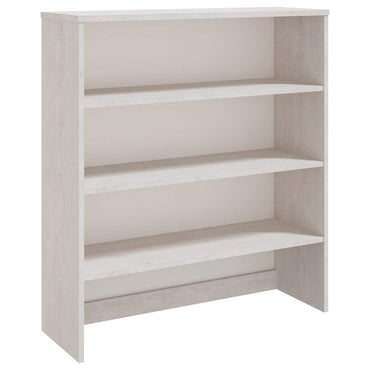 vidaXL Partie supérieure de buffet HAMAR blanc 90x30x100 cm bois massif