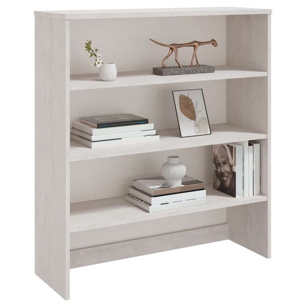 vidaXL Partie supérieure de buffet HAMAR blanc 90x30x100 cm bois massif