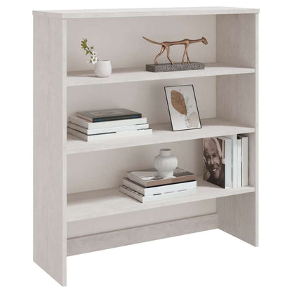 vidaXL Partie supérieure de buffet HAMAR blanc 90x30x100 cm bois massif