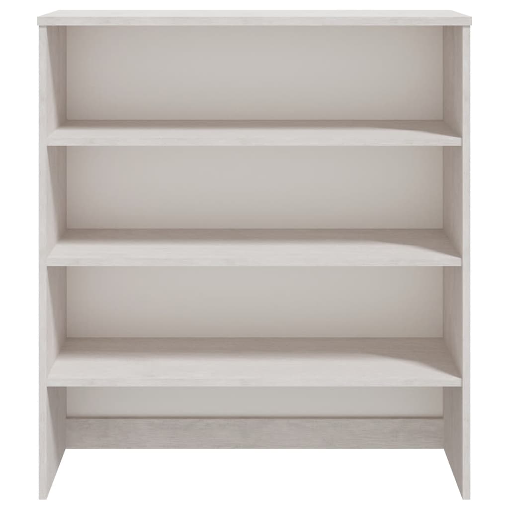 vidaXL Partie supérieure de buffet HAMAR blanc 90x30x100 cm bois massif