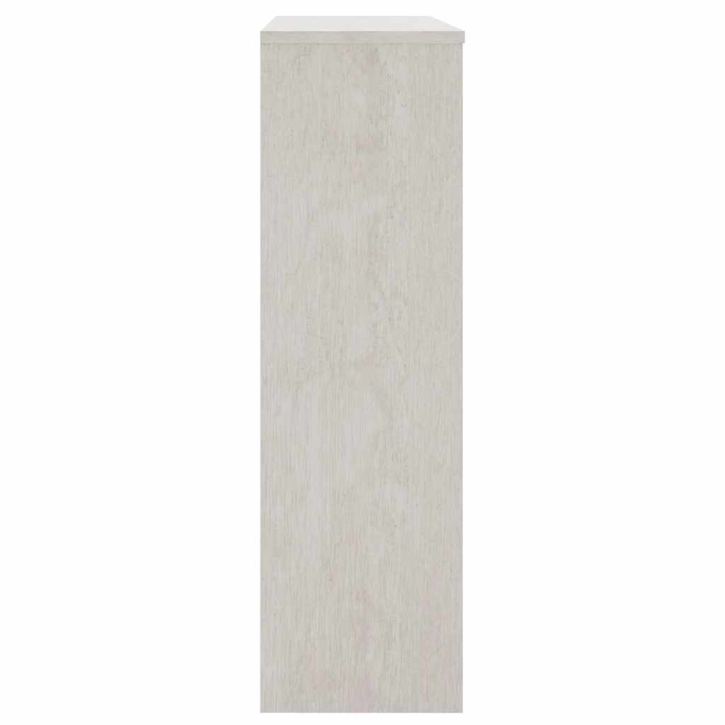 vidaXL Partie supérieure de buffet HAMAR blanc 90x30x100 cm bois massif