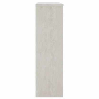 vidaXL Partie supérieure de buffet HAMAR blanc 90x30x100 cm bois massif