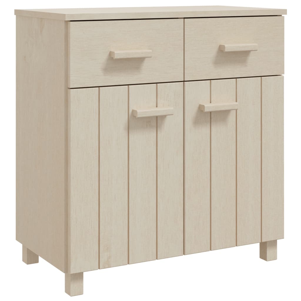 vidaXL Buffet HAMAR Bois de pin massif marron miel 79x40x80 cm