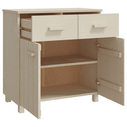 vidaXL Buffet HAMAR Bois de pin massif marron miel 79x40x80 cm