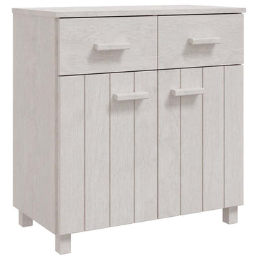 vidaXL Buffet HAMAR blanc 79x40x80 cm bois de pin massif
