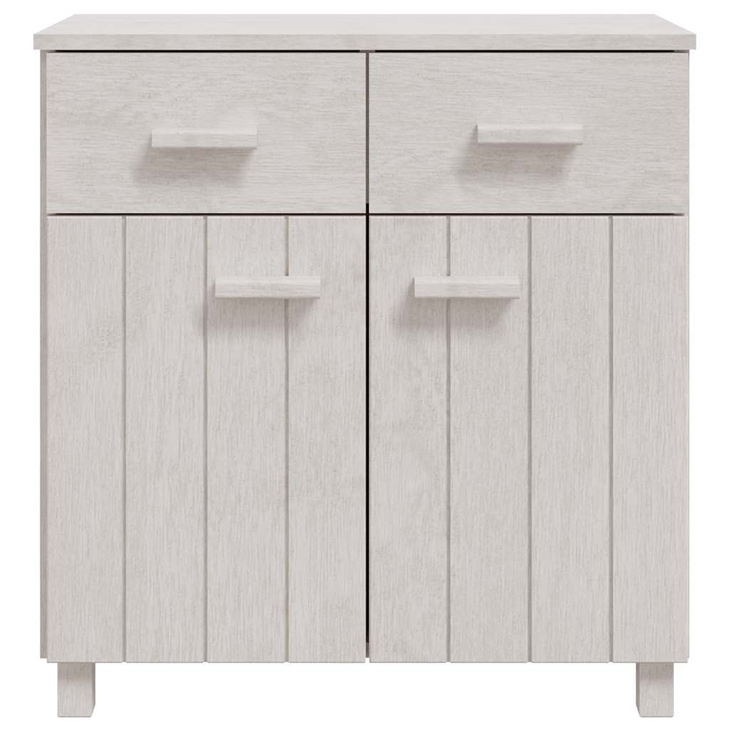vidaXL Buffet HAMAR blanc 79x40x80 cm bois de pin massif