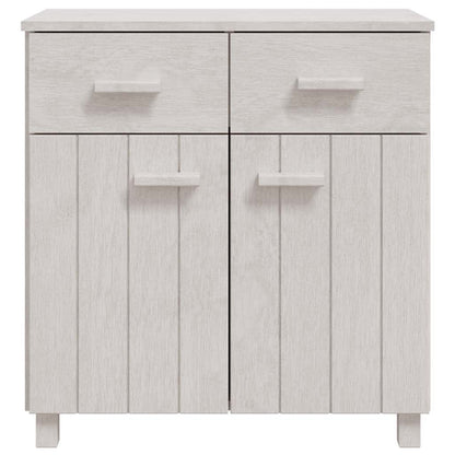 vidaXL Buffet HAMAR blanc 79x40x80 cm bois de pin massif