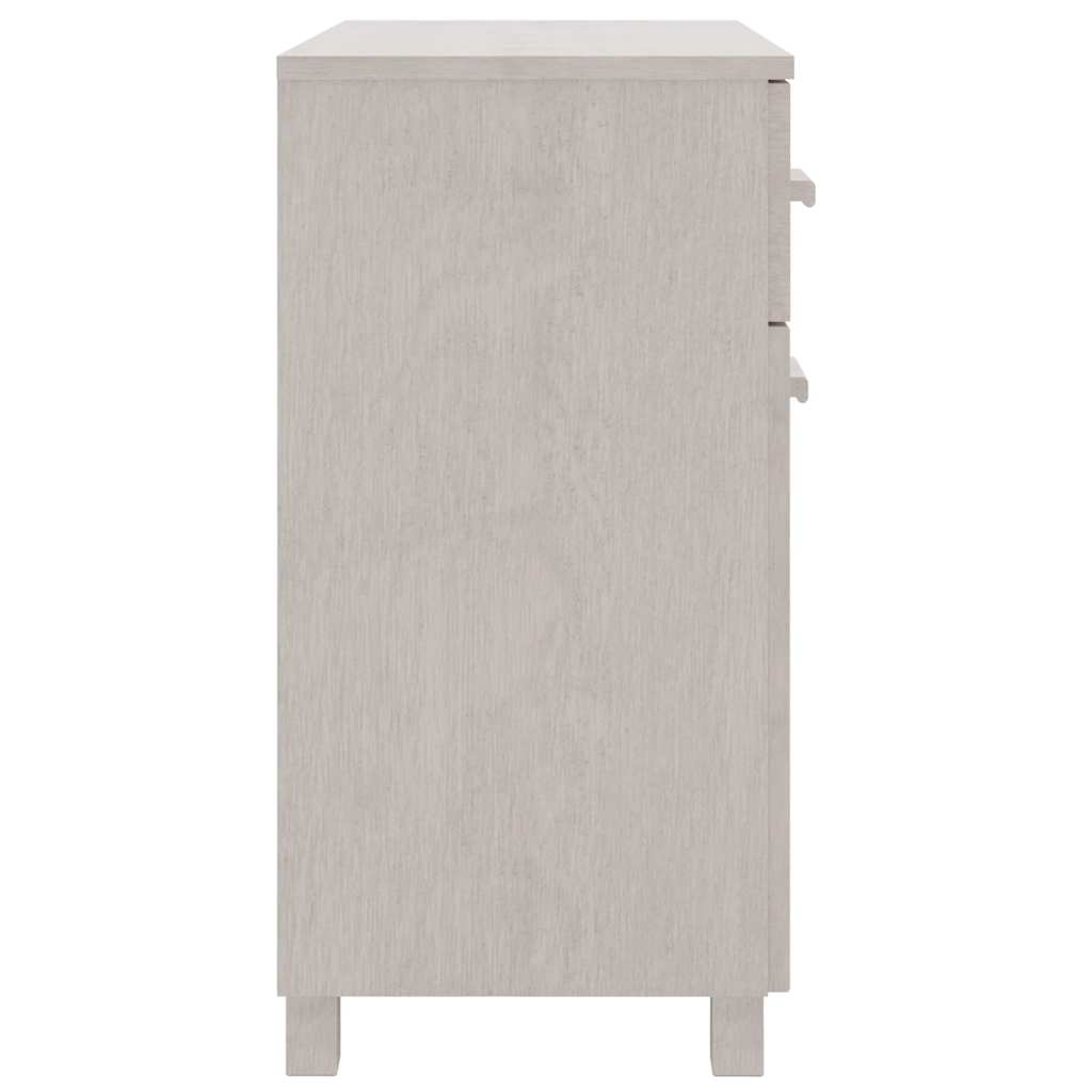 vidaXL Buffet HAMAR blanc 79x40x80 cm bois de pin massif