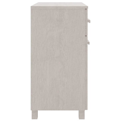vidaXL Buffet HAMAR blanc 79x40x80 cm bois de pin massif