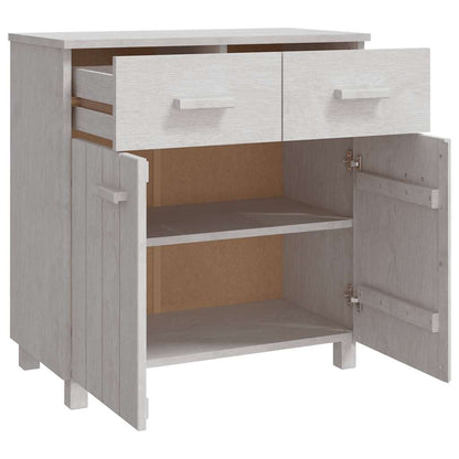 vidaXL Buffet HAMAR blanc 79x40x80 cm bois de pin massif