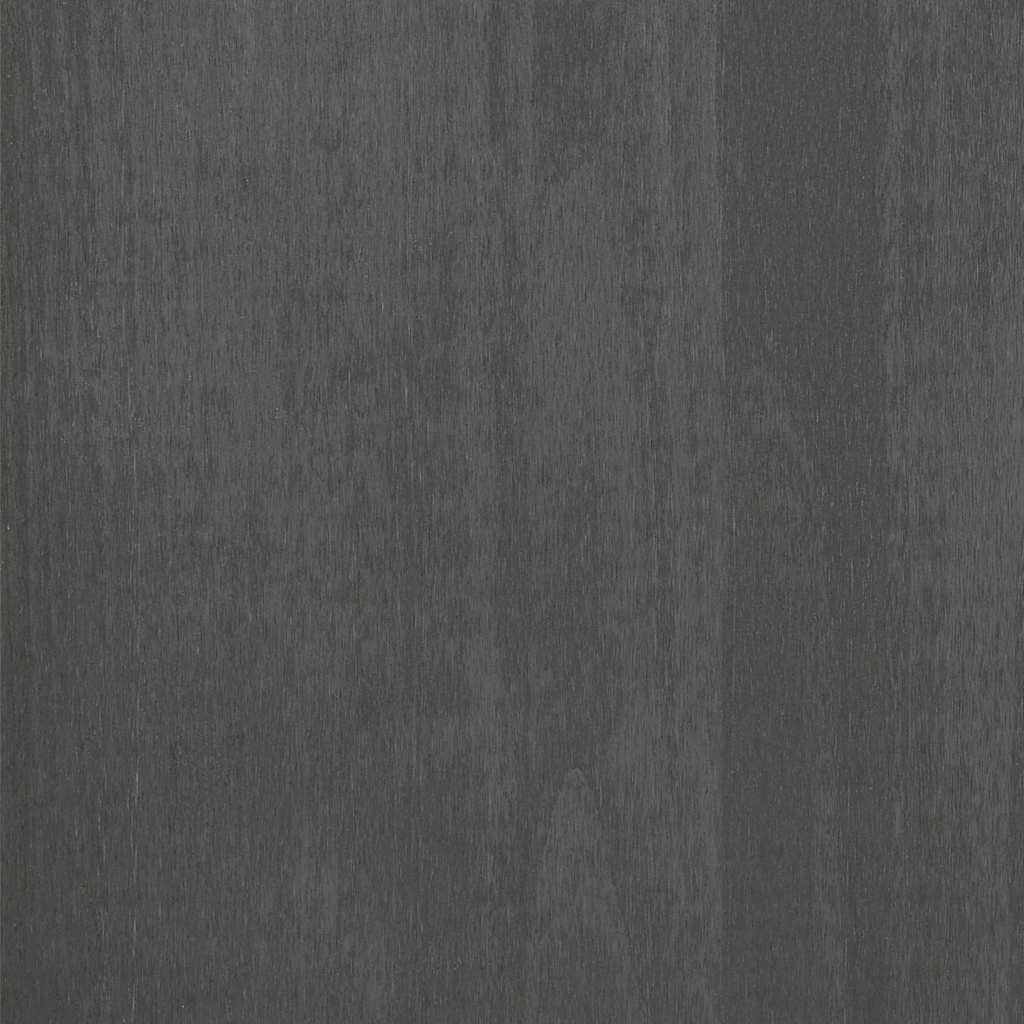 vidaXL Commode HAMAR Gris foncé 79x40x80 cm Bois de pin massif