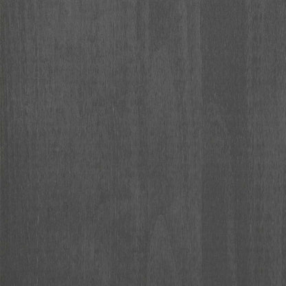 vidaXL Commode HAMAR Gris foncé 79x40x80 cm Bois de pin massif