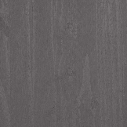 vidaXL Buffet HAMAR Gris clair 79x40x80 cm Bois de pin massif