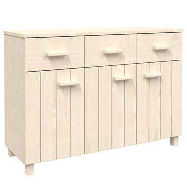 vidaXL Bahut HAMAR Bois de pin massif Marron miel 113x40x80 cm