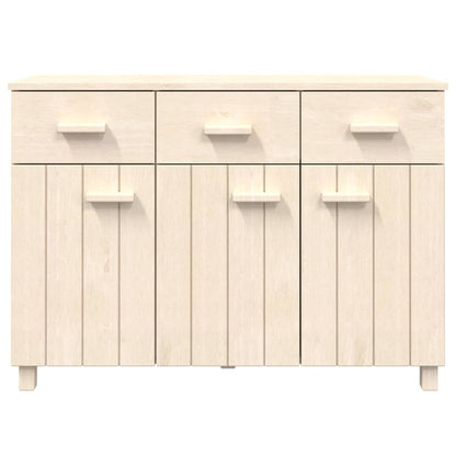 vidaXL Bahut HAMAR Bois de pin massif Marron miel 113x40x80 cm