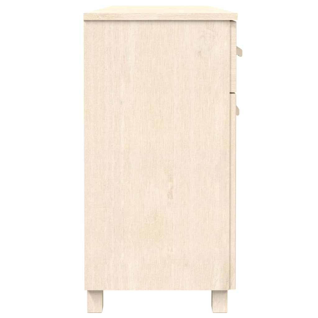 vidaXL Bahut HAMAR Bois de pin massif Marron miel 113x40x80 cm