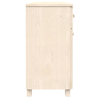 vidaXL Bahut HAMAR Bois de pin massif Marron miel 113x40x80 cm
