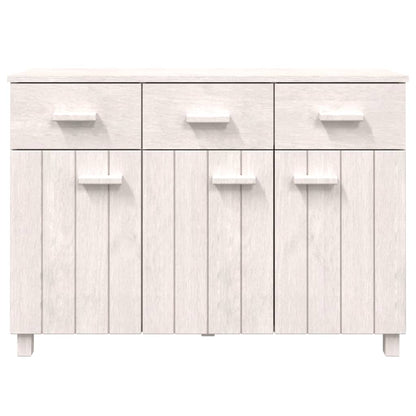 vidaXL Buffet HAMAR blanc 113x40x80 cm Bois de pin massif