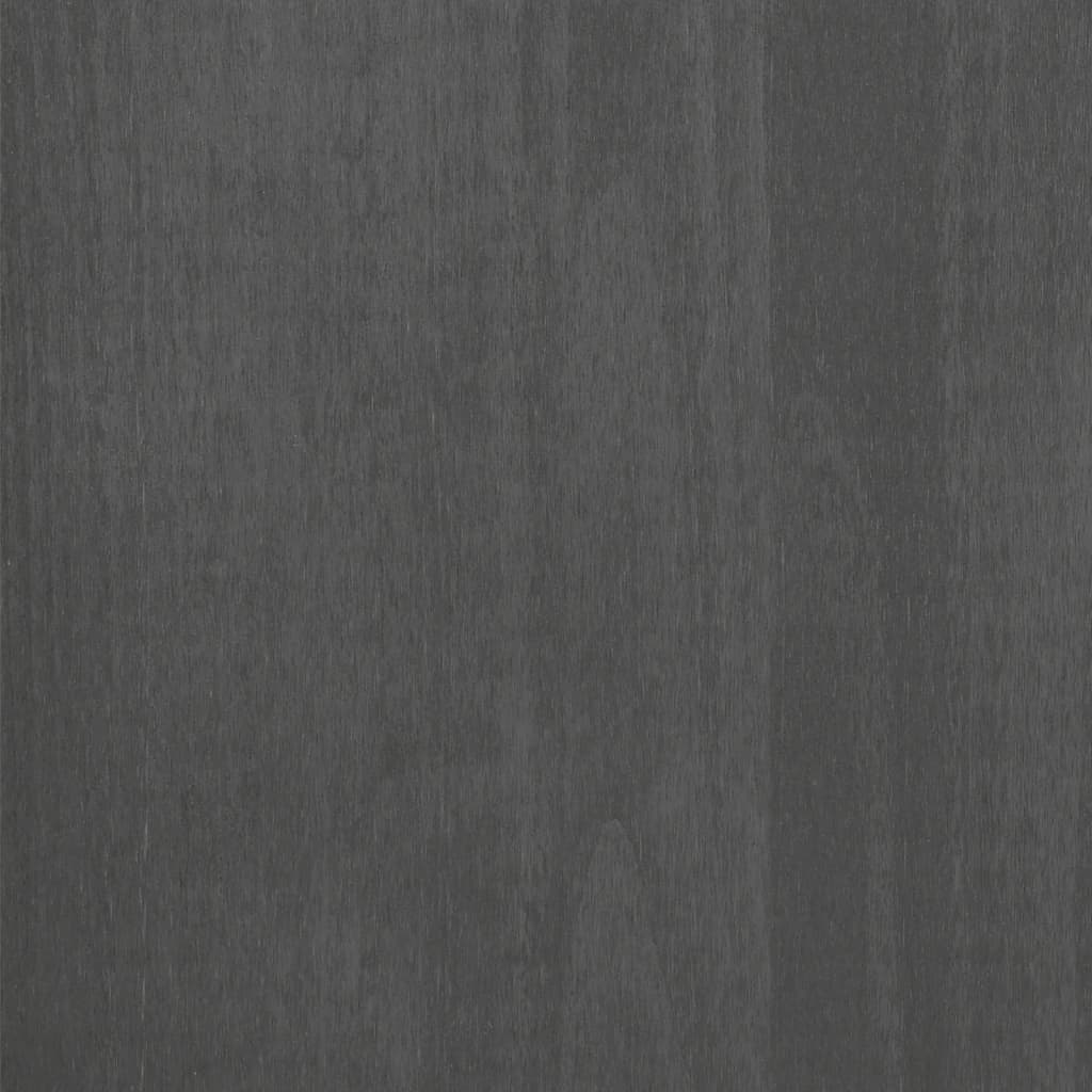 vidaXL Buffet HAMAR Gris foncé 113x40x80 cm Bois de pin massif
