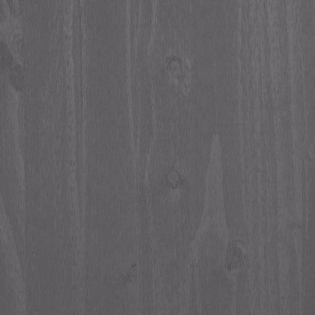 vidaXL Bahut HAMAR Gris clair 113x40x80 cm Bois de pin massif