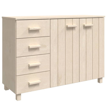 vidaXL Buffet HAMAR marron miel 113x40x80 cm Bois de pin massif