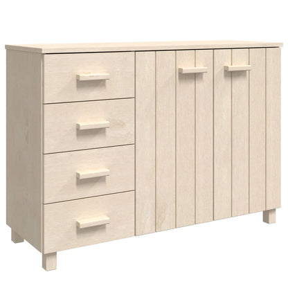 vidaXL Buffet HAMAR marron miel 113x40x80 cm Bois de pin massif