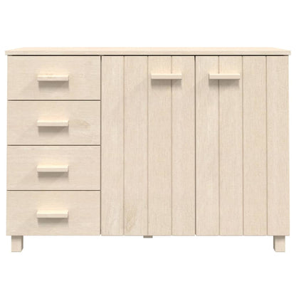 vidaXL Buffet HAMAR marron miel 113x40x80 cm Bois de pin massif