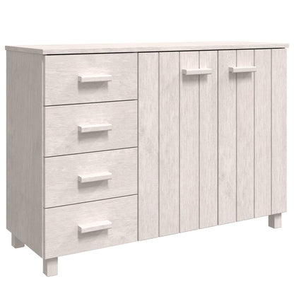 vidaXL Buffet HAMAR blanc 113x40x80 cm Bois de pin massif