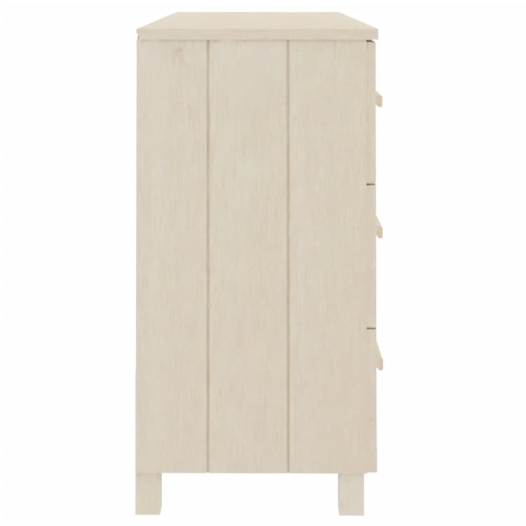 vidaXL Buffet HAMAR marron miel 113x40x80 cm bois de pin massif