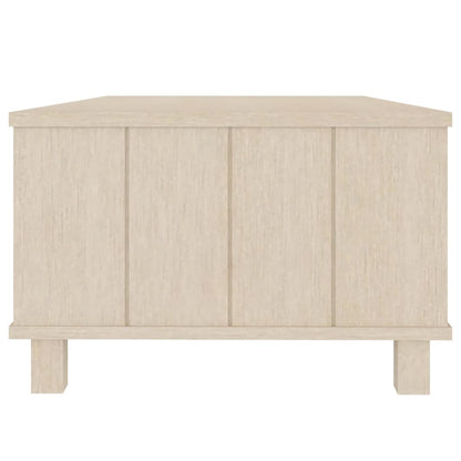 vidaXL Sideboard HAMAR Honigbraun 100x55x35 cm Massivholz Kiefer