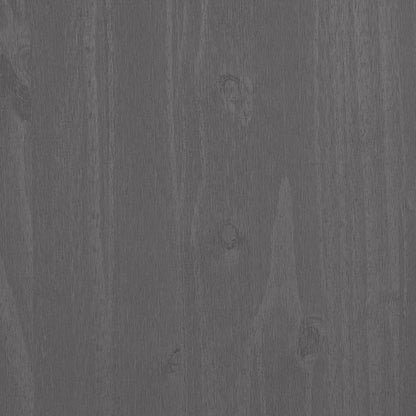 vidaXL Schreibtisch HAMAR Hellgrau 110x40x75 cm Massivholz Kiefer