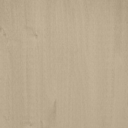 vidaXL Schreibtisch HAMAR Honigbraun 113x50x75 cm Massivholz Kiefer