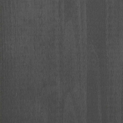 vidaXL Schreibtisch HAMAR Dunkelgrau 113x50x75 cm Massivholz Kiefer