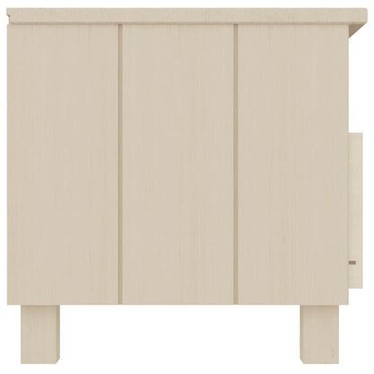 vidaXL Meuble TV HAMAR marron miel 106x40x40 cm bois de pin massif