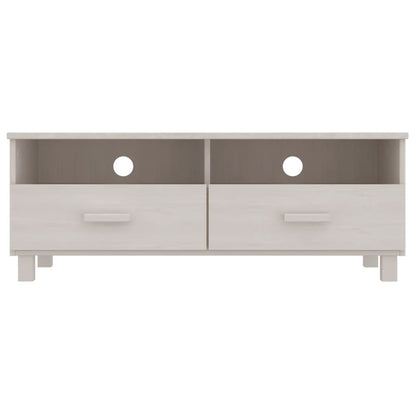 Meuble TV vidaXL HAMAR Blanc 106x40x40 cm Bois de pin massif