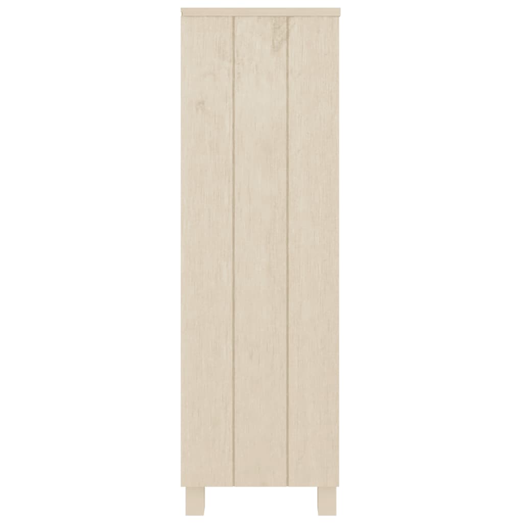 vidaXL Bibliothèque HAMAR Marron miel 85x35x112 cm Bois de pin massif