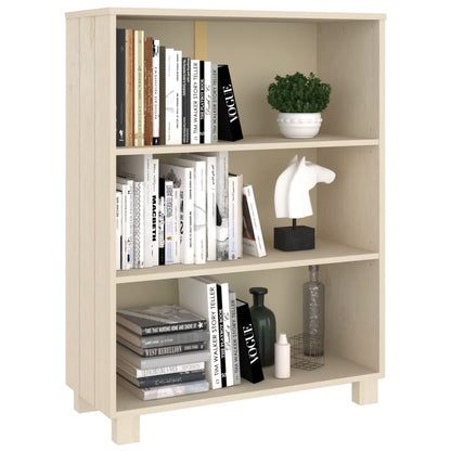 vidaXL Bibliothèque HAMAR Marron miel 85x35x112 cm Bois de pin massif