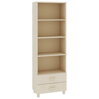 vidaXL Buffet haut HAMAR Marron miel 60x35x180 cm Pin massif