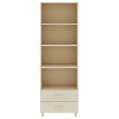 vidaXL Buffet haut HAMAR Marron miel 60x35x180 cm Pin massif
