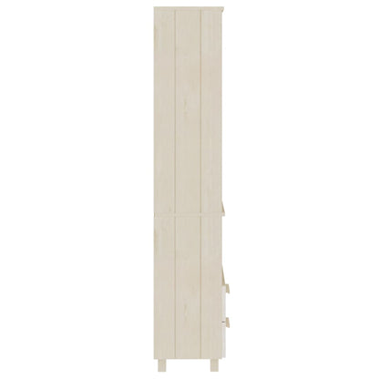 vidaXL Buffet haut HAMAR Marron miel 60x35x180 cm Pin massif
