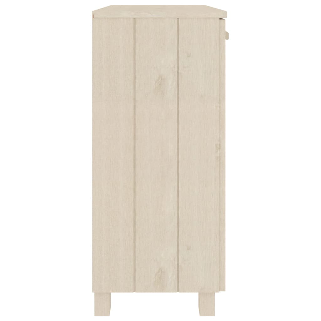 vidaXL Bahut HAMAR Marron miel 85x35x80 cm Bois de pin massif
