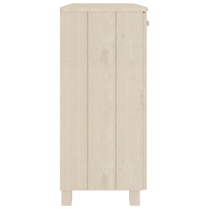 vidaXL Bahut HAMAR Marron miel 85x35x80 cm Bois de pin massif