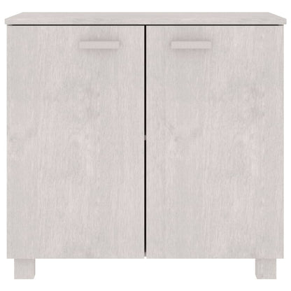vidaXL Buffet HAMAR Blanc 85x35x80 cm Bois de pin massif