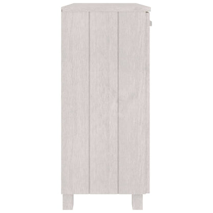 vidaXL Buffet HAMAR Blanc 85x35x80 cm Bois de pin massif
