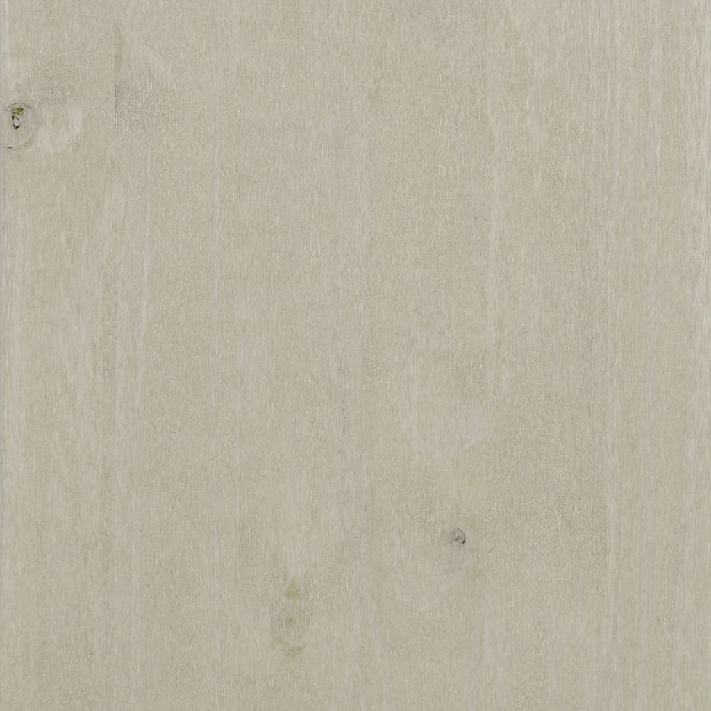 vidaXL Buffet HAMAR Blanc 85x35x80 cm Bois de pin massif