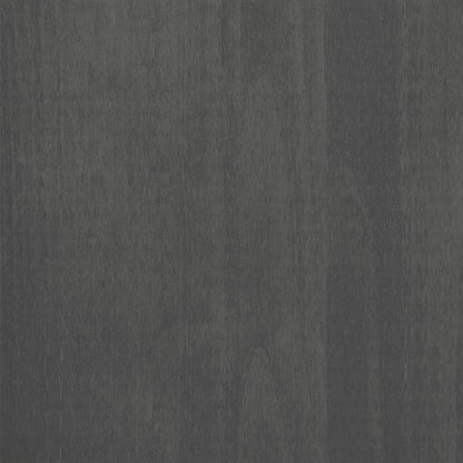 vidaXL Commode HAMAR Gris foncé 85x35x80 cm Pin massif