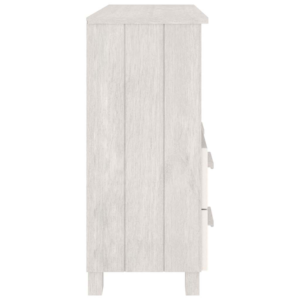 vidaXL Buffet HAMAR Blanc 85x35x80 cm Bois de pin massif