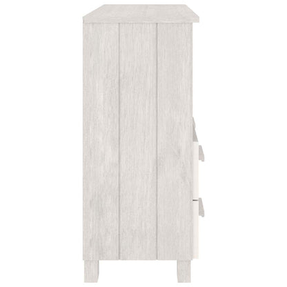 vidaXL Buffet HAMAR Blanc 85x35x80 cm Bois de pin massif